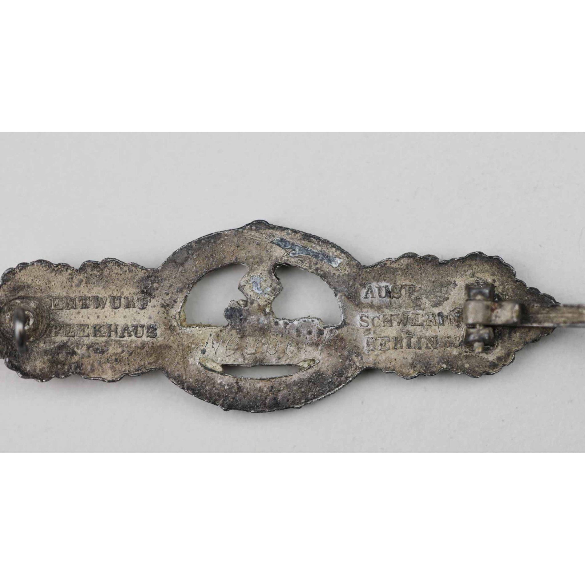 Kriegsmarine U-Boot Frontspange in Silber Schwerin, Berlin — image 8