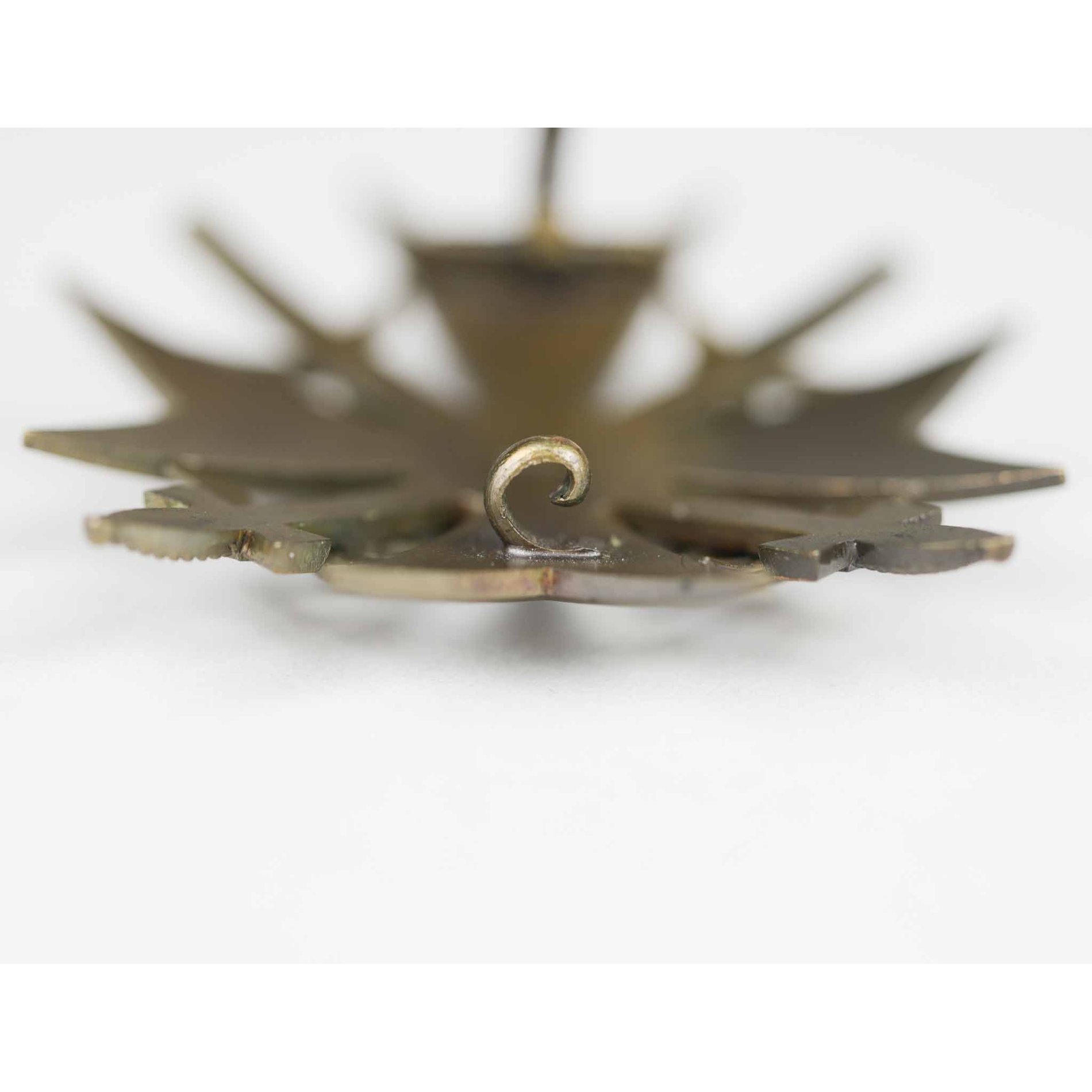 Spanienkreuz in Bronze mit Schwertern 'L/52' Zimmermann, selten! — image 5