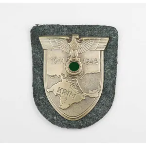 Krim Ärmelabzeichen Schild auf Heeresstoff Zustand 1