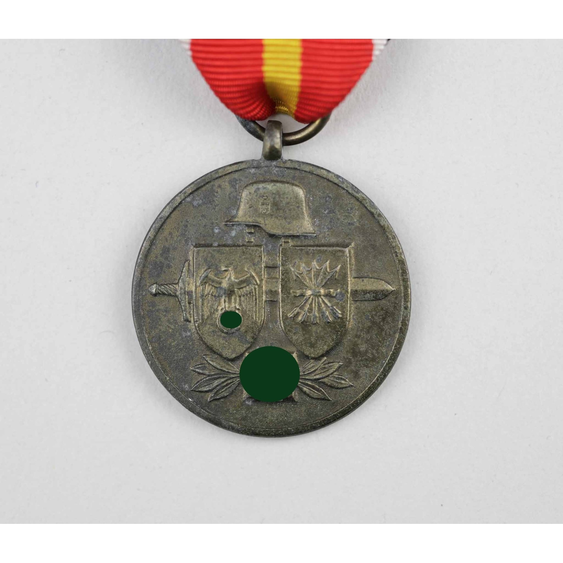 Spanien Medaille der 'Blauen Division' mit Verleihungsband — image 2