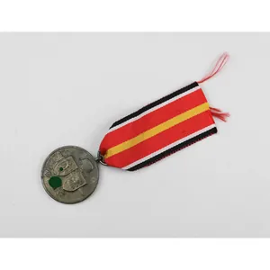 Spanien Medaille der 'Blauen Division' mit Verleihungsband