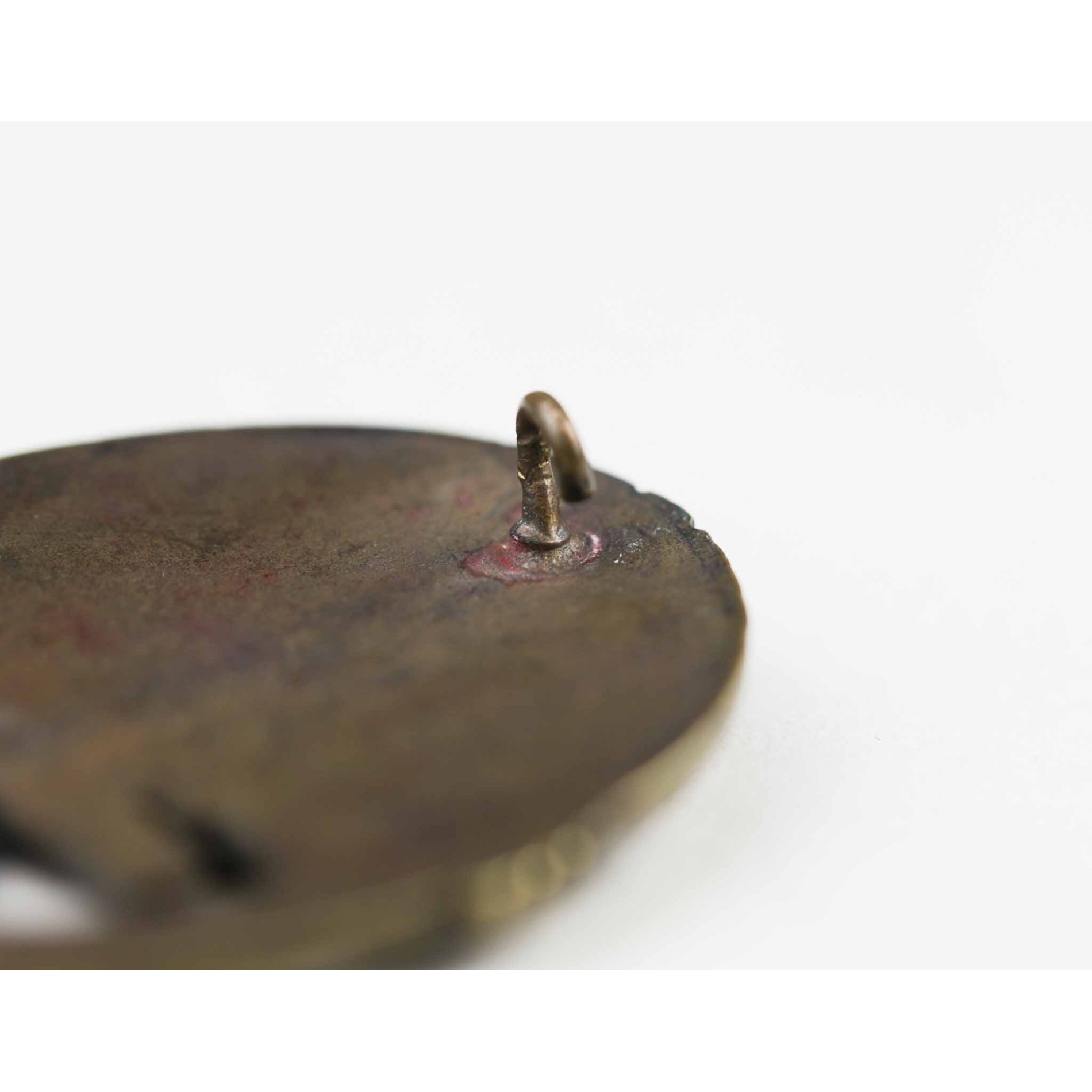 Panzerkampfabzeichen Karl Wurster in Buntmetall massiv (!), selten — image 9