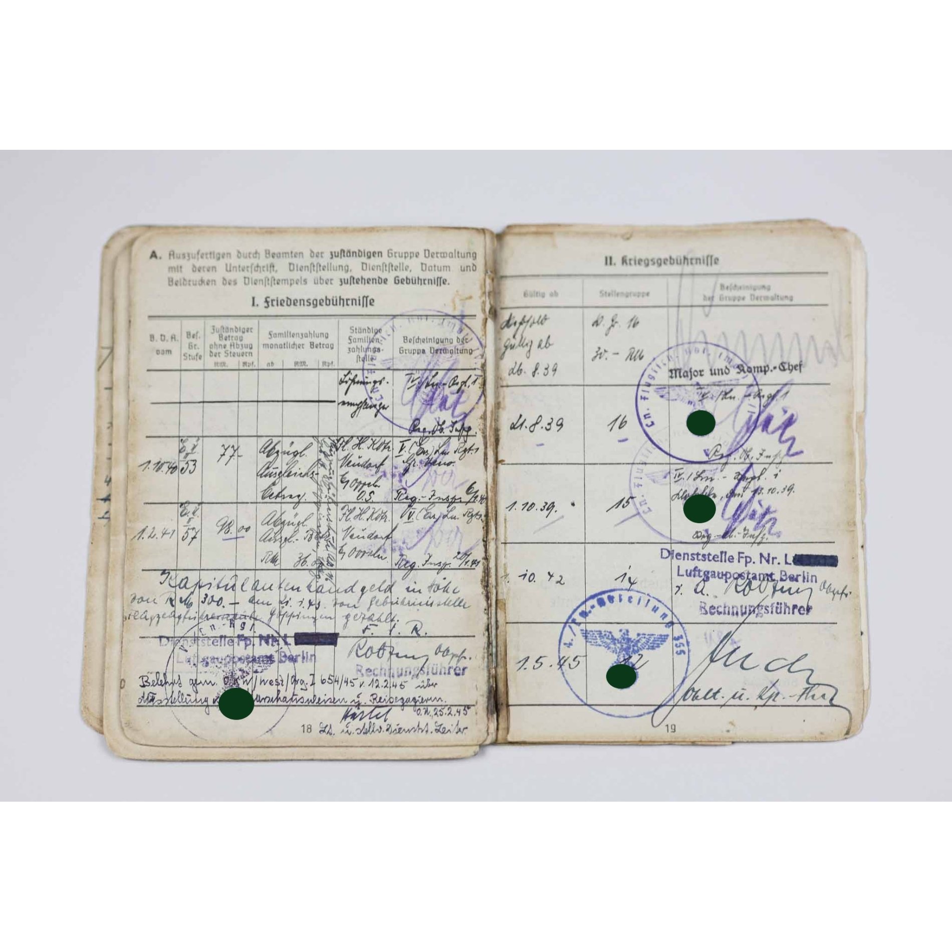 Luftwaffe Nachlass Unteroffizier Lapplandschild eingetragen Finnland/ Norwegen Einsatz — image 11