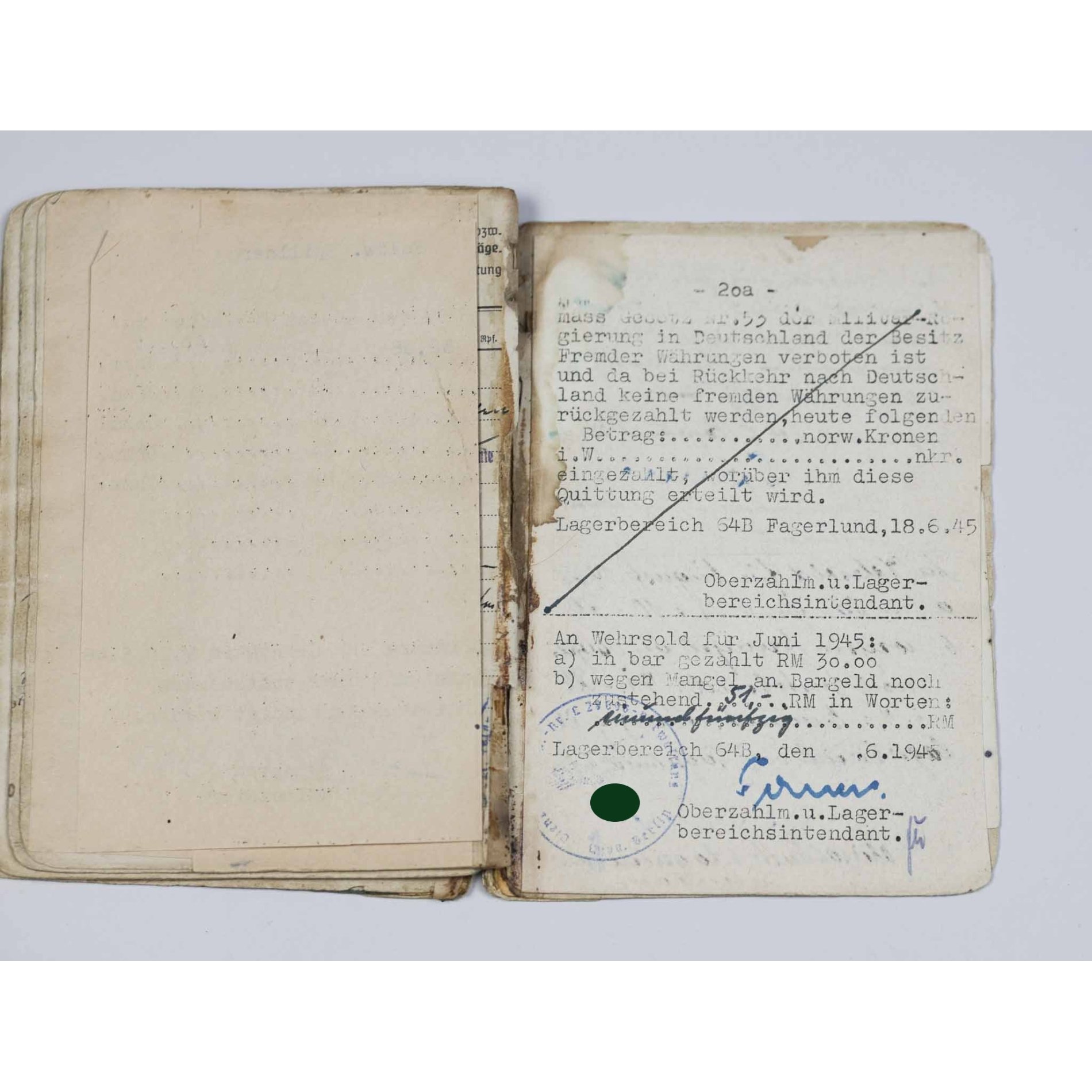 Luftwaffe Nachlass Unteroffizier Lapplandschild eingetragen Finnland/ Norwegen Einsatz — image 13