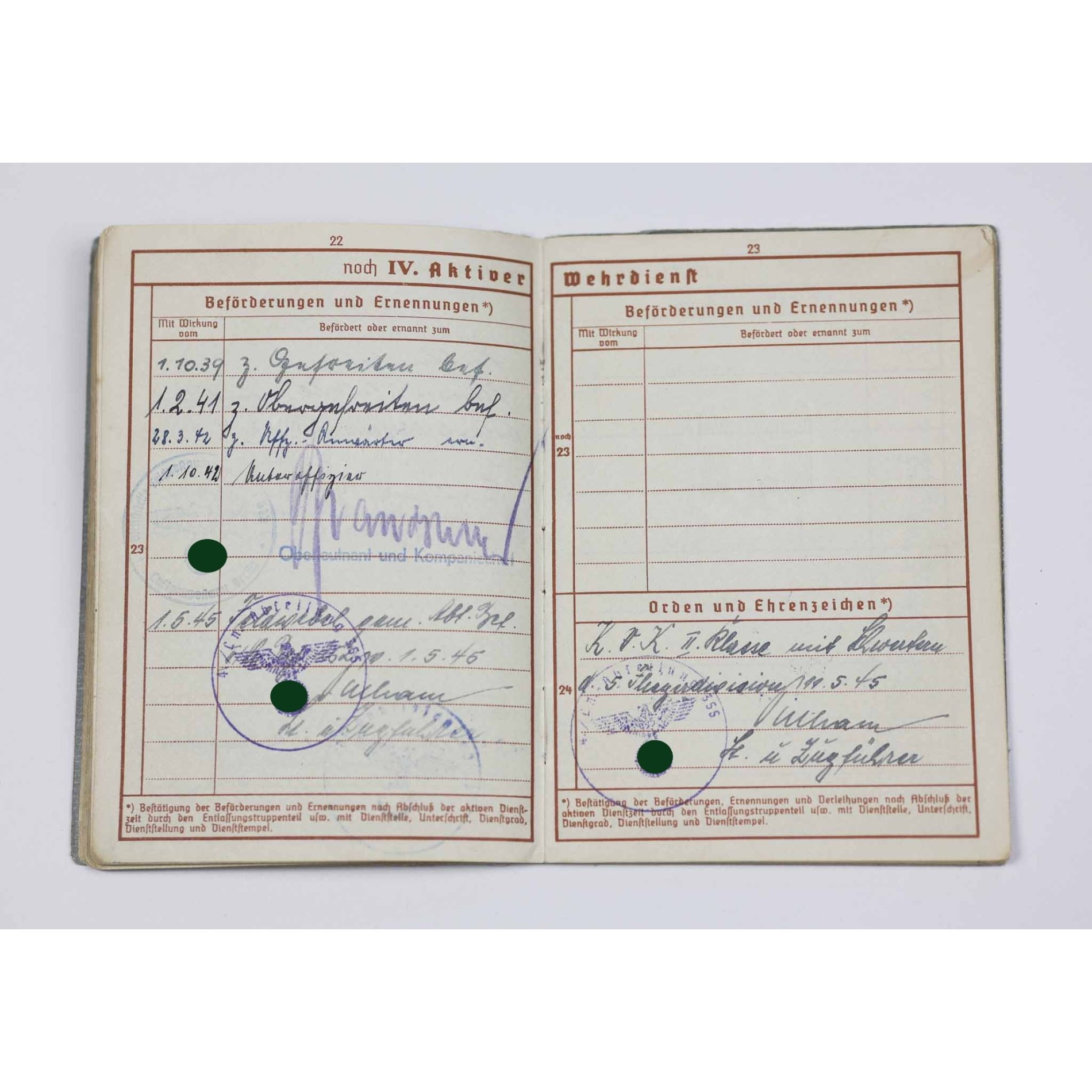 Luftwaffe Nachlass Unteroffizier Lapplandschild eingetragen Finnland/ Norwegen Einsatz — image 29