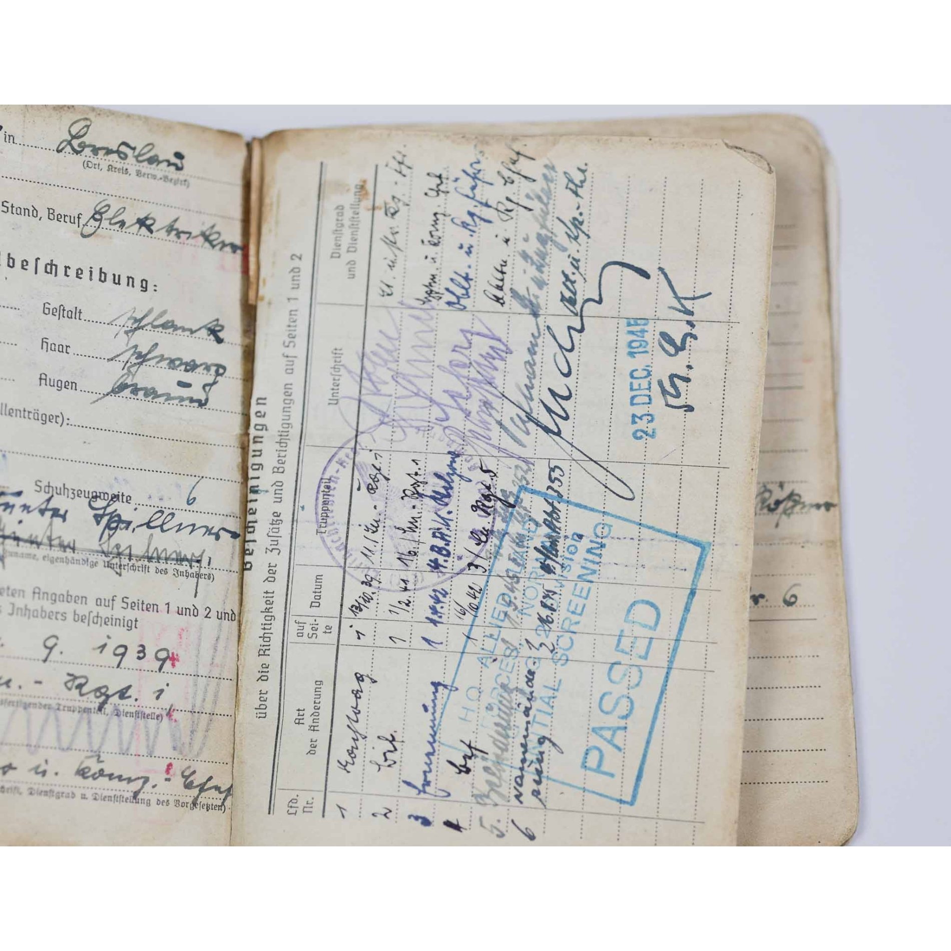 Luftwaffe Nachlass Unteroffizier Lapplandschild eingetragen Finnland/ Norwegen Einsatz — image 5