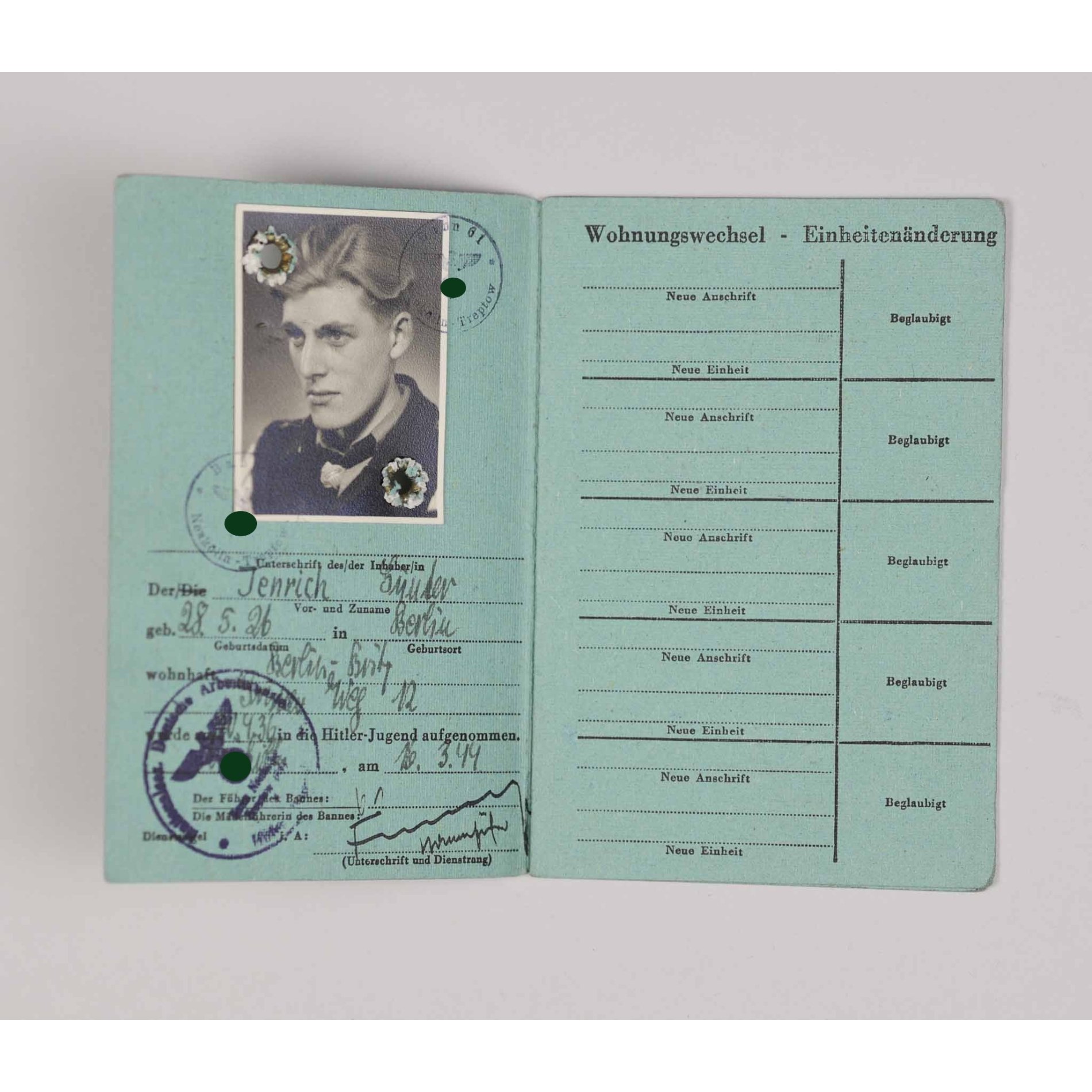 HJ-Nachlass mit Ausweisen zum HJ Schießabzeichen/HJ-Scharfschützenabzeichen — image 6