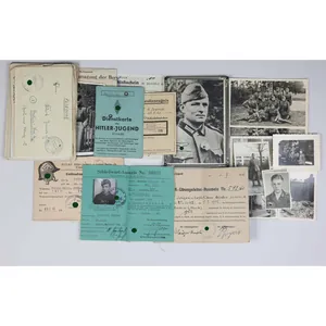HJ-Nachlass mit Ausweisen zum HJ Schießabzeichen/HJ-Scharfschützenabzeichen