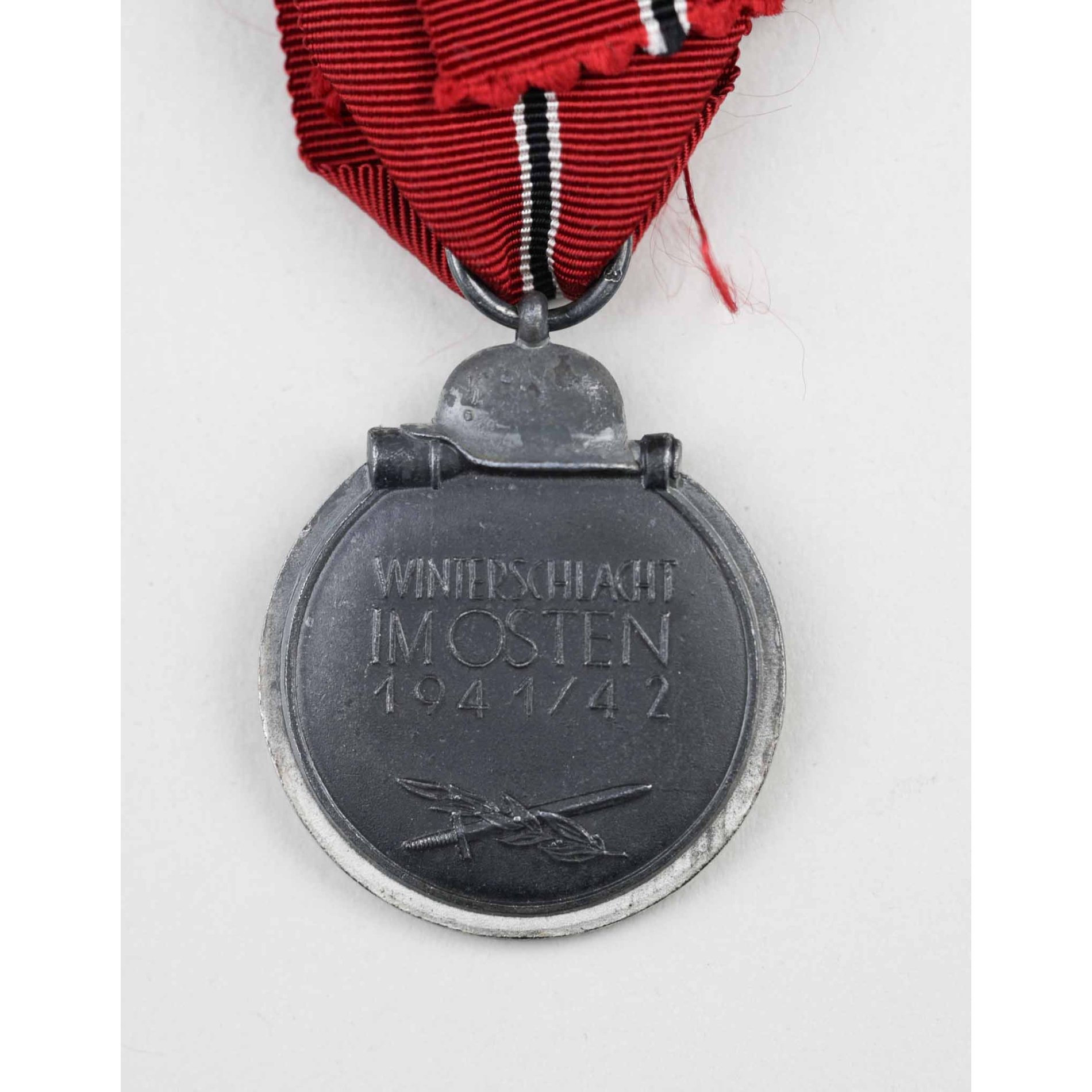 Winterschlacht im Osten Ostmedaille 1941/42 mit Hersteller '3' Deumer — image 2