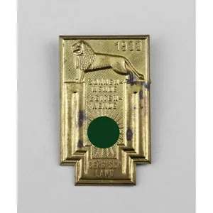 3.Reich Blechabzeichen 'Sonnenwende Zeiten-wende 1933' Bergisch-Land