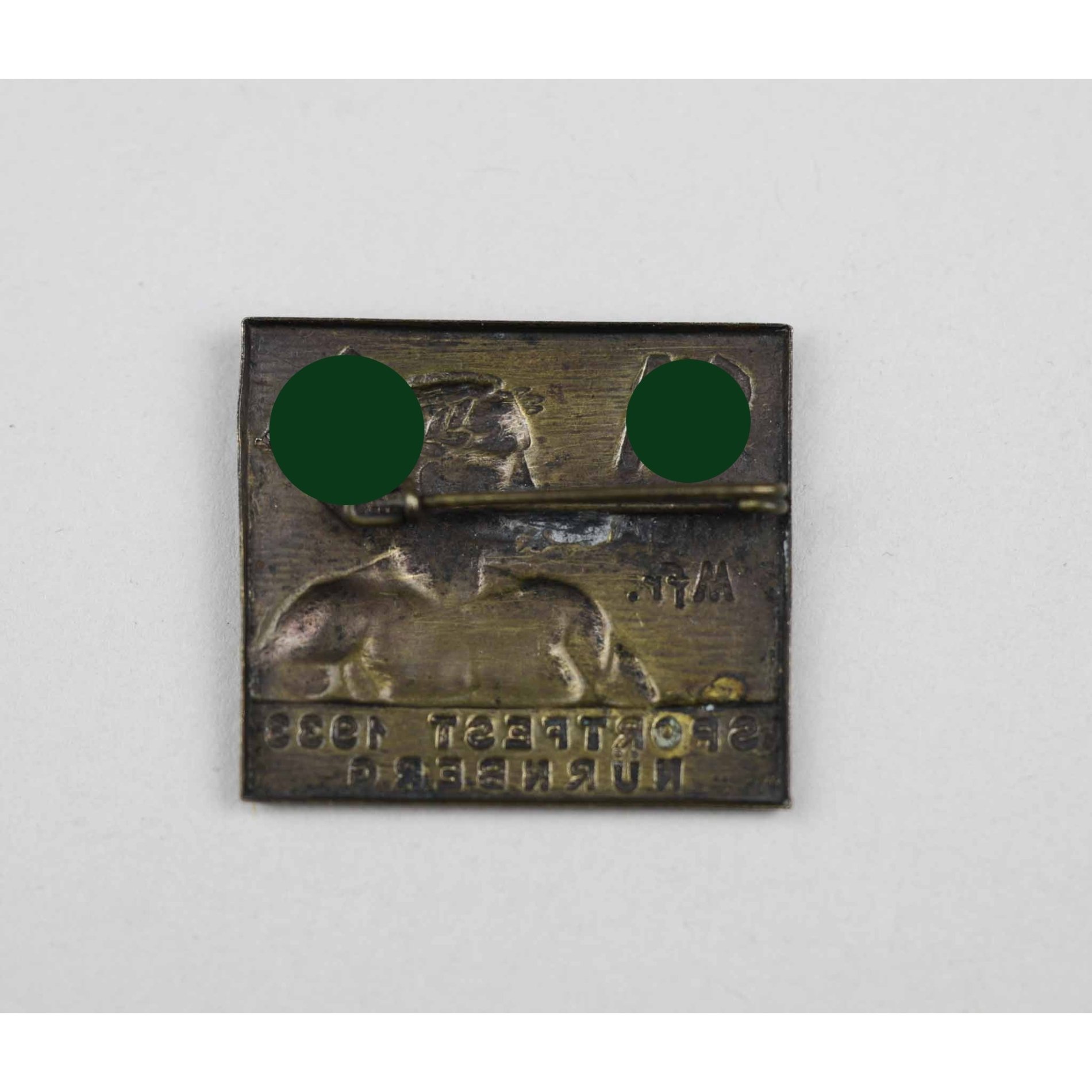 SA-Brigarde Mfr. Sportfest 1933 Nürnberg Abzeichen — image 2