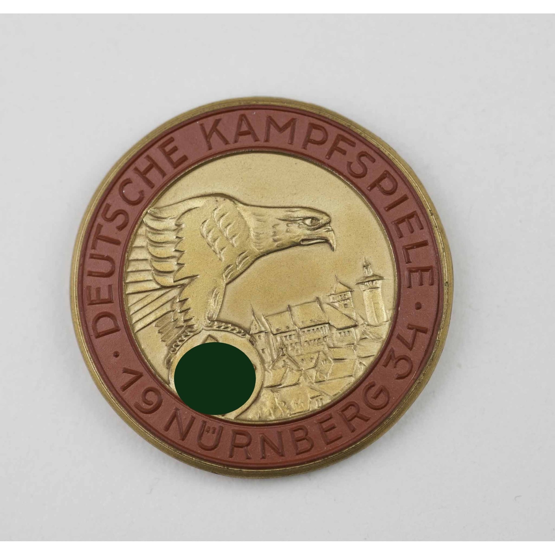 'Deutsche Kampfspiele Nürnberg 1934' Hutschenreuther Porzellan, im Etui, Zustand 1 — image 2