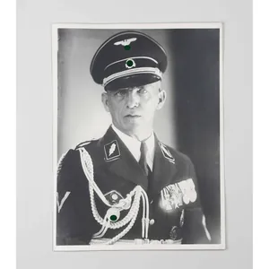 Großes Original Foto Portrait vom SS-Standartenführer Friedrich von Reitzenstein