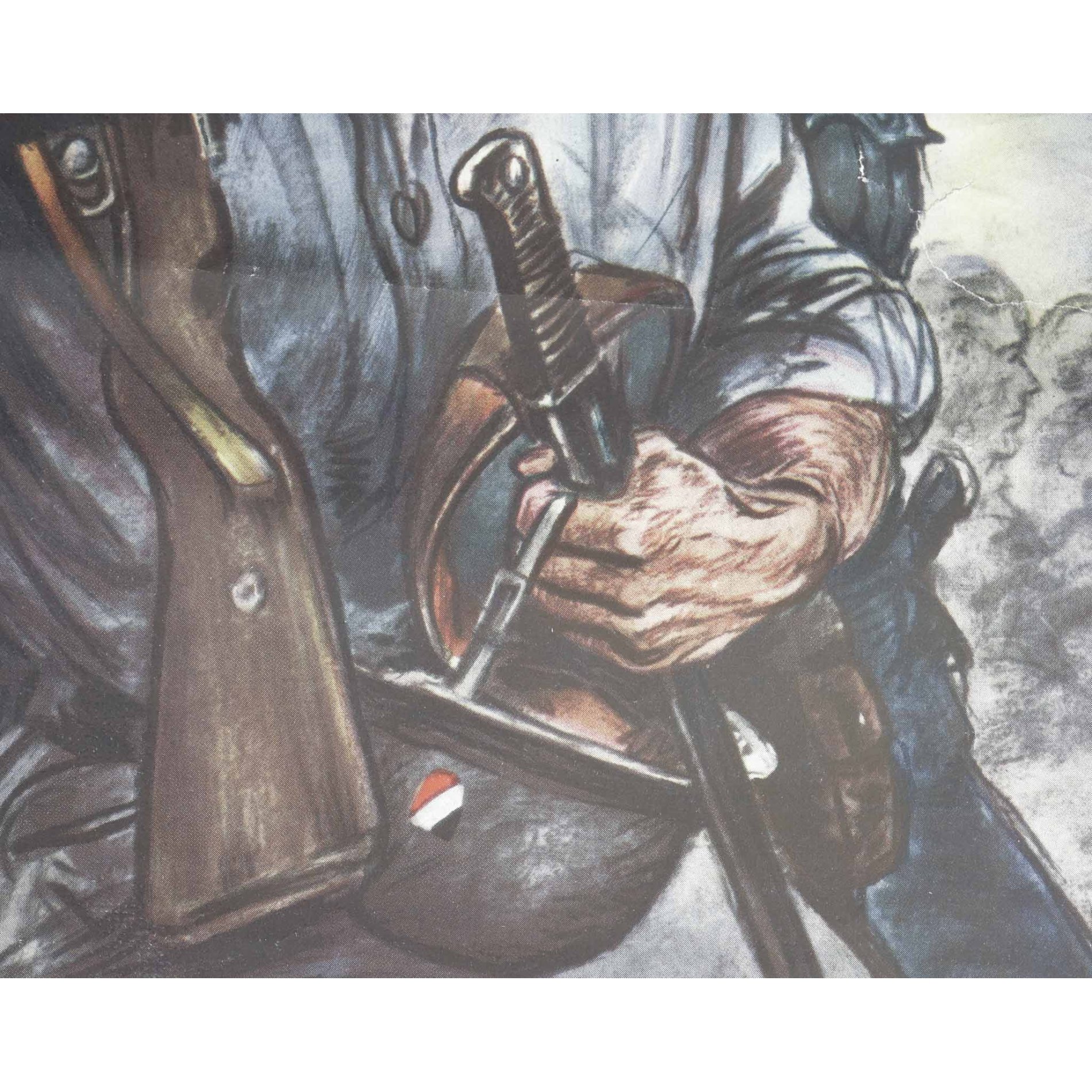 3.Reich Großes original Plakat 'Harte Zeiten Harte Pflichten Harte Herzen' — image 9