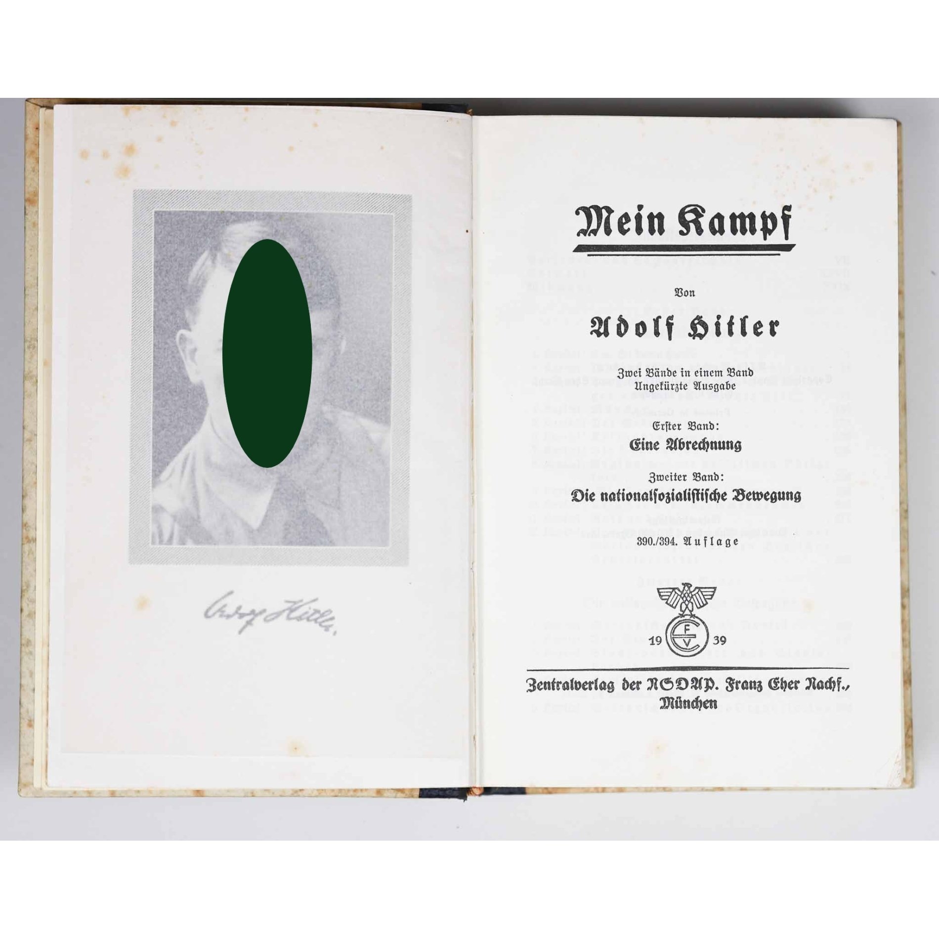 Hochzeitsausgabe 'Mein Kampf' Der Stadt Düsseldorf 1939 — image 2