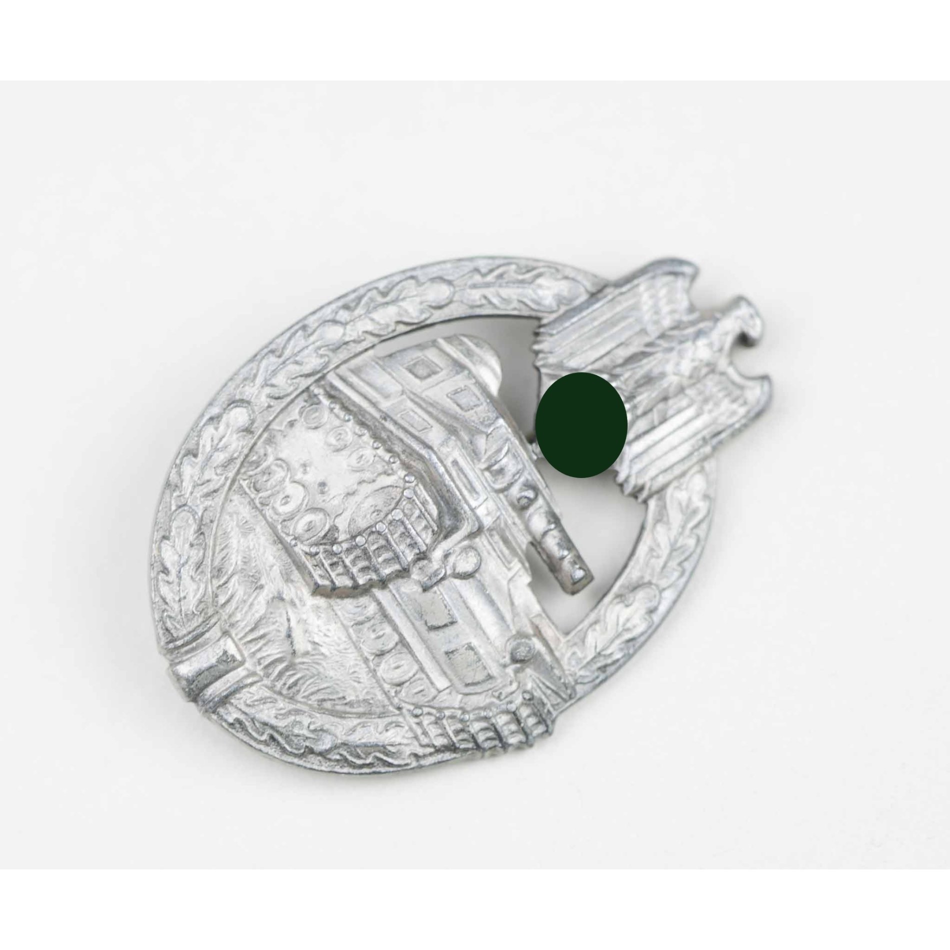 Panzerkampfabzeichen in Silber 'HA' Hermann Aurich im Zustand 1 MINT — image 3