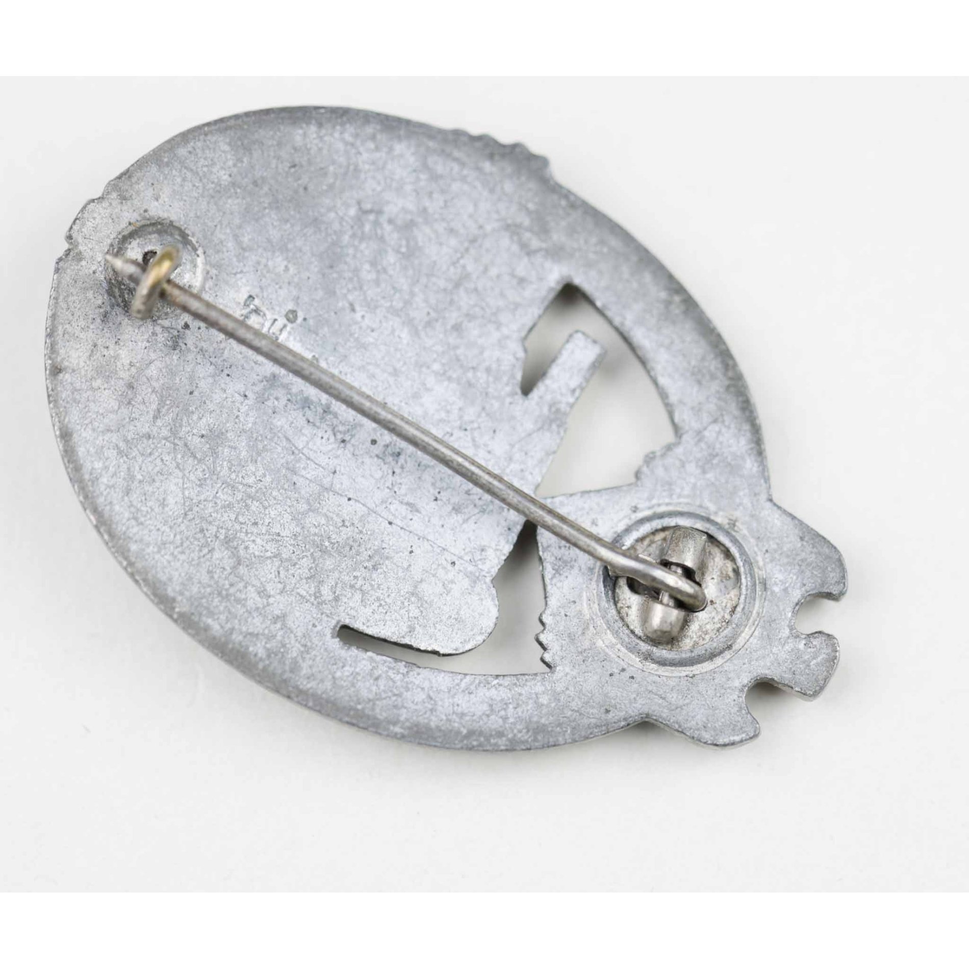 Panzerkampfabzeichen in Silber 'HA' Hermann Aurich im Zustand 1 MINT — image 5