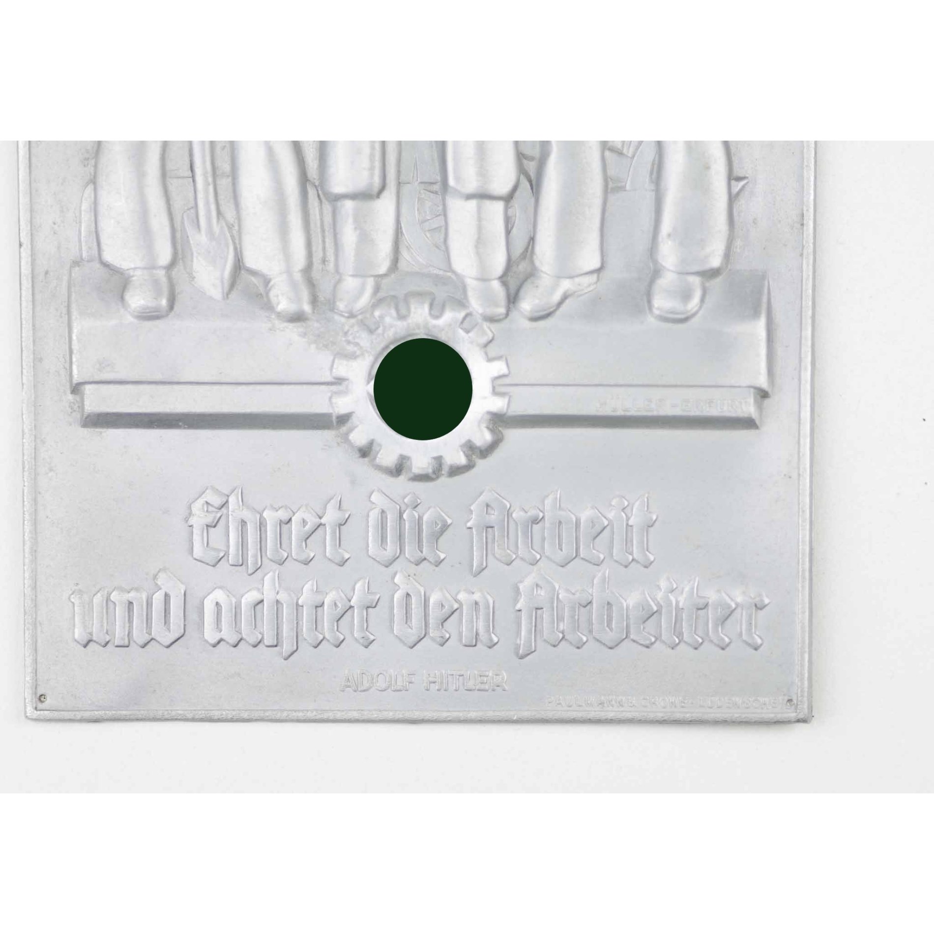 Plakette Deutsche Arbeitsfront (DAF) 'Ehret die Arbeit und achtet den Arbeiter' — image 3
