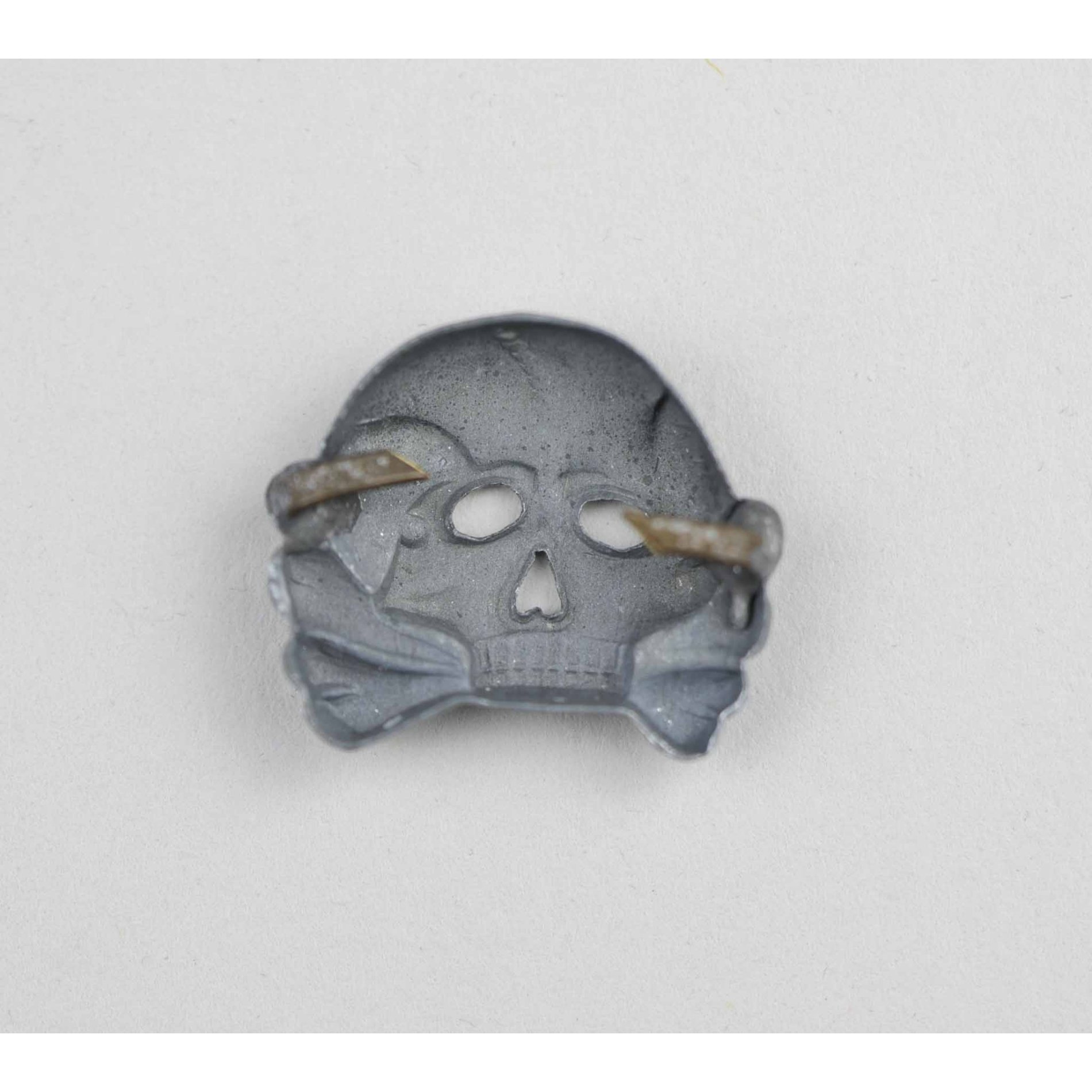 Panzer Totenkopf Auflage für den Kragenspiegel — image 3