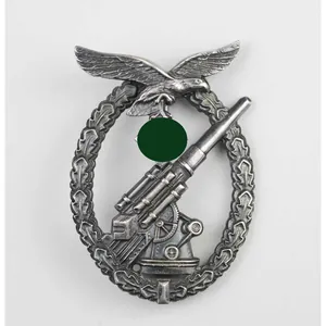Luftwaffe Flakkampfabzeichen G. Brehmer Buntmetall