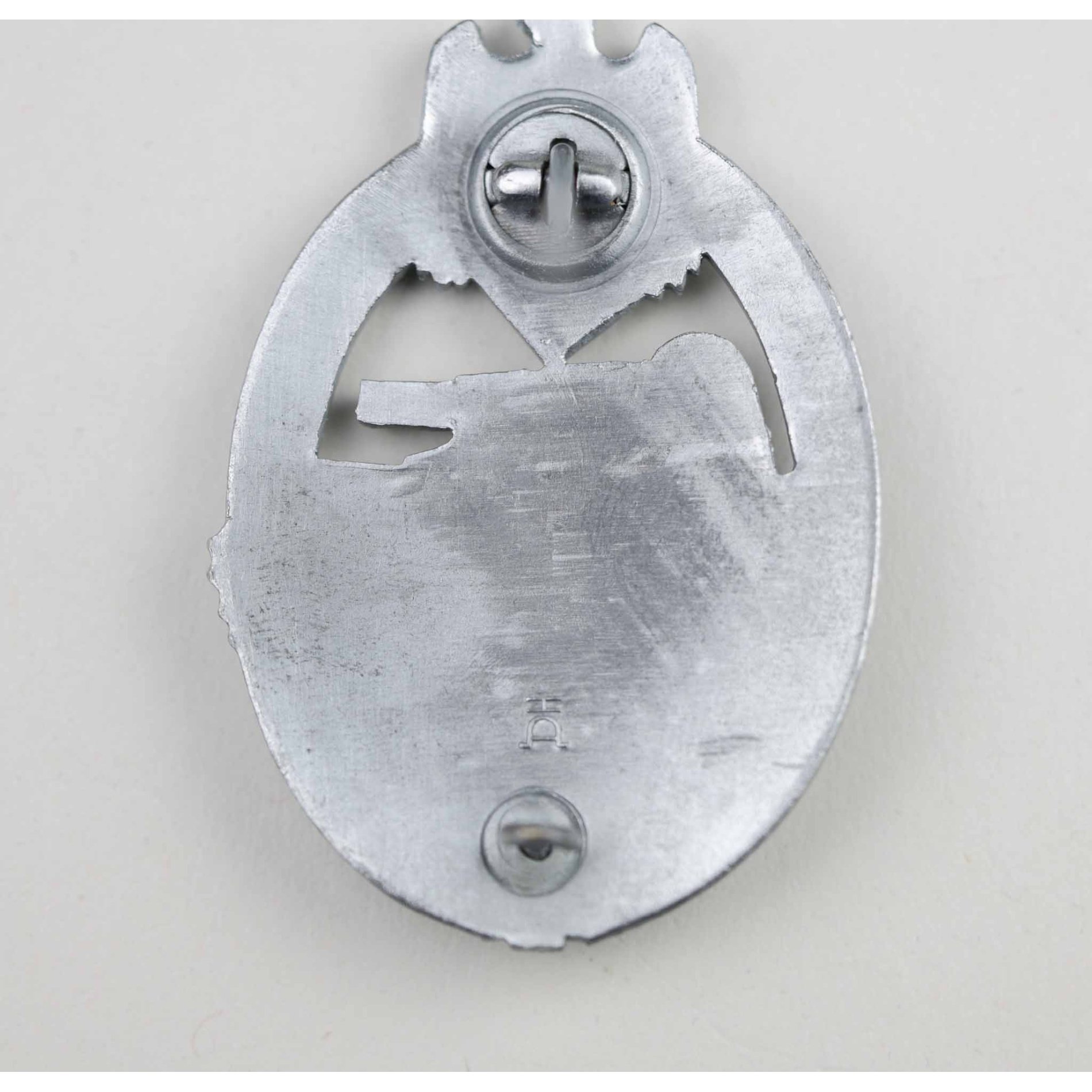 Panzerkampfabzeichen in Silber 'HA' Hermann Aurich in Pappschachtel Zustand 1 MINT — image 6