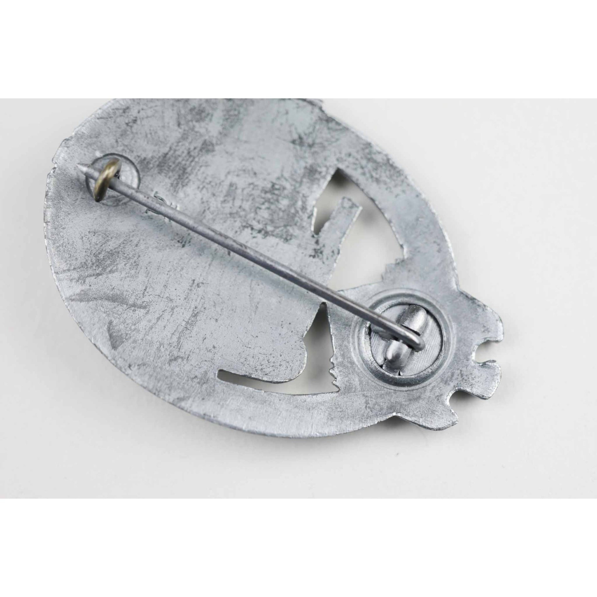 Panzerkampfabzeichen in Silber 'HA' Hermann Aurich in Pappschachtel (Zustand 1 MINT!) — image 6