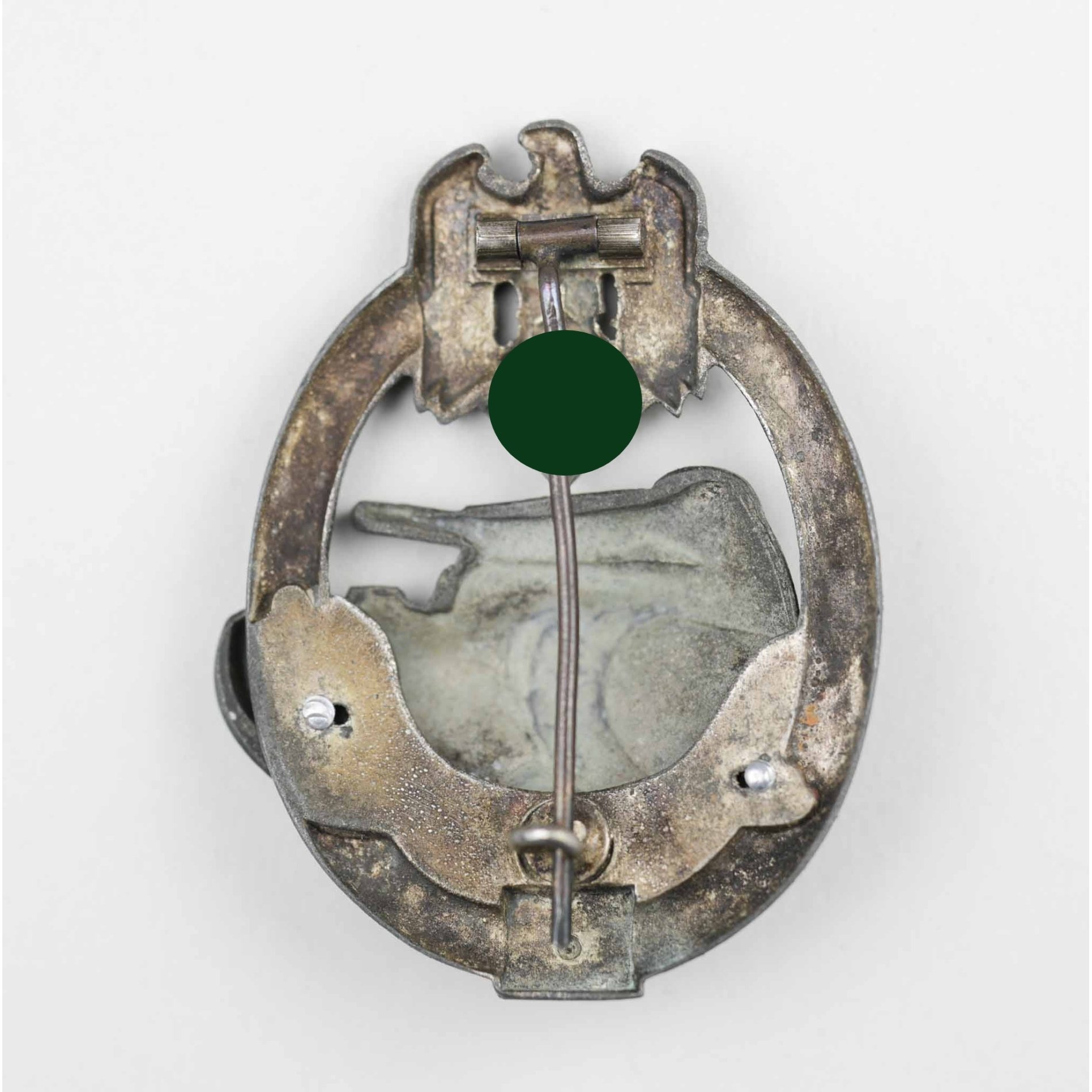 Panzerkampfabzeichen mit Einsatzzahl '50' in Silber C.E Juncker Berlin — image 4