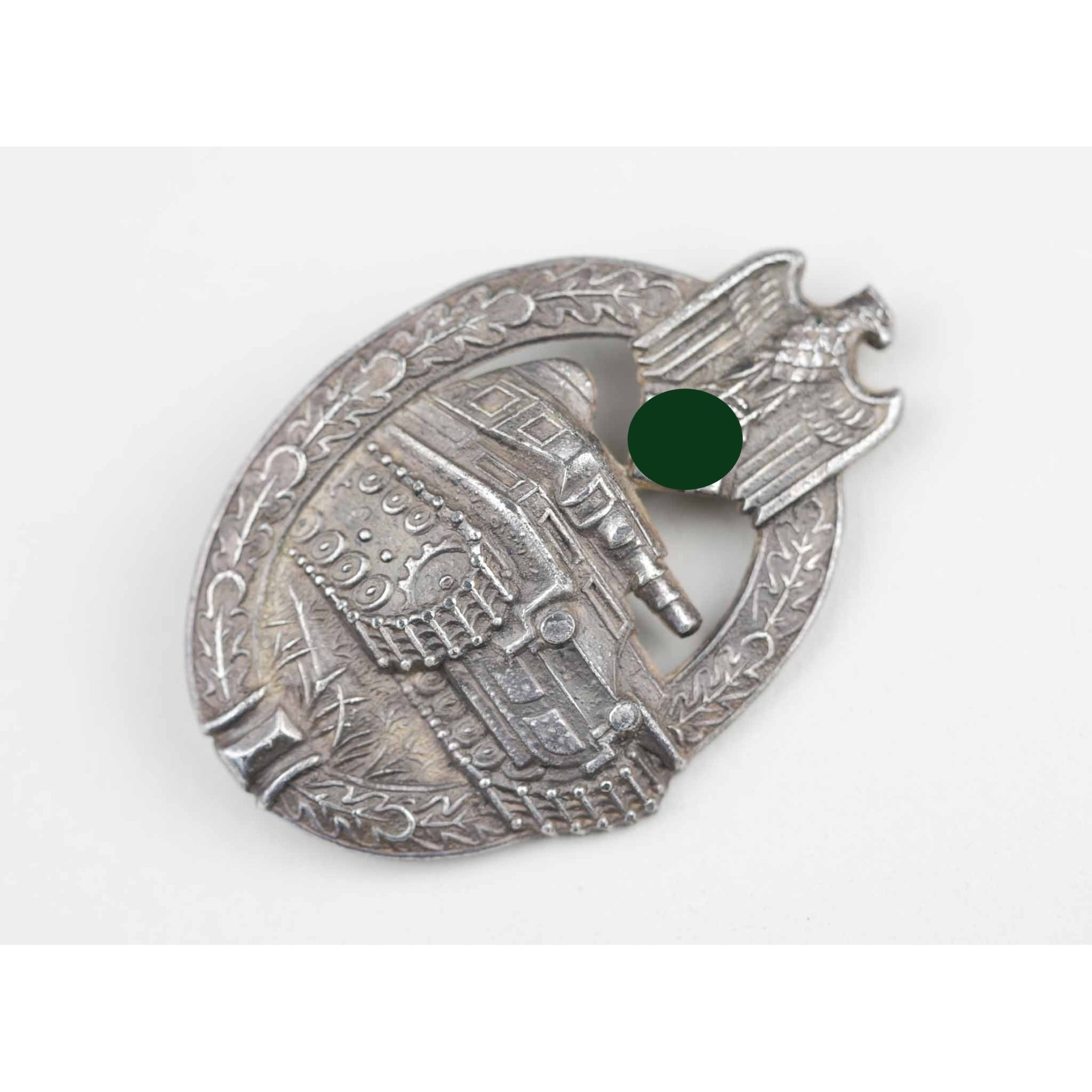 Panzerkampfabzeichen in Silber mit Hersteller 'A.S' Adolf Scholze — image 3
