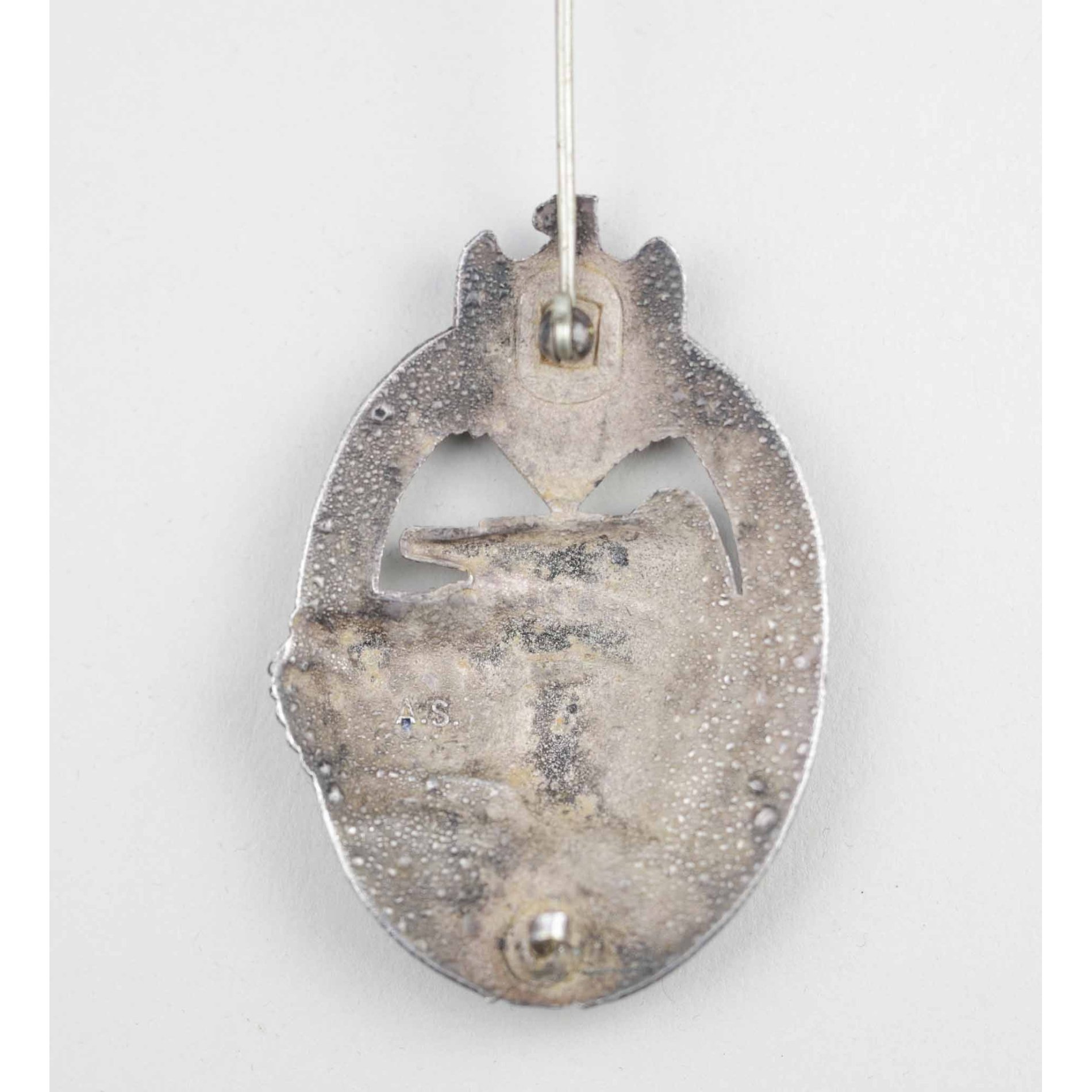 Panzerkampfabzeichen in Silber mit Hersteller 'A.S' Adolf Scholze — image 6