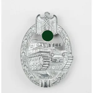 Panzerkampfabzeichen in Silber S&L Zustand 1