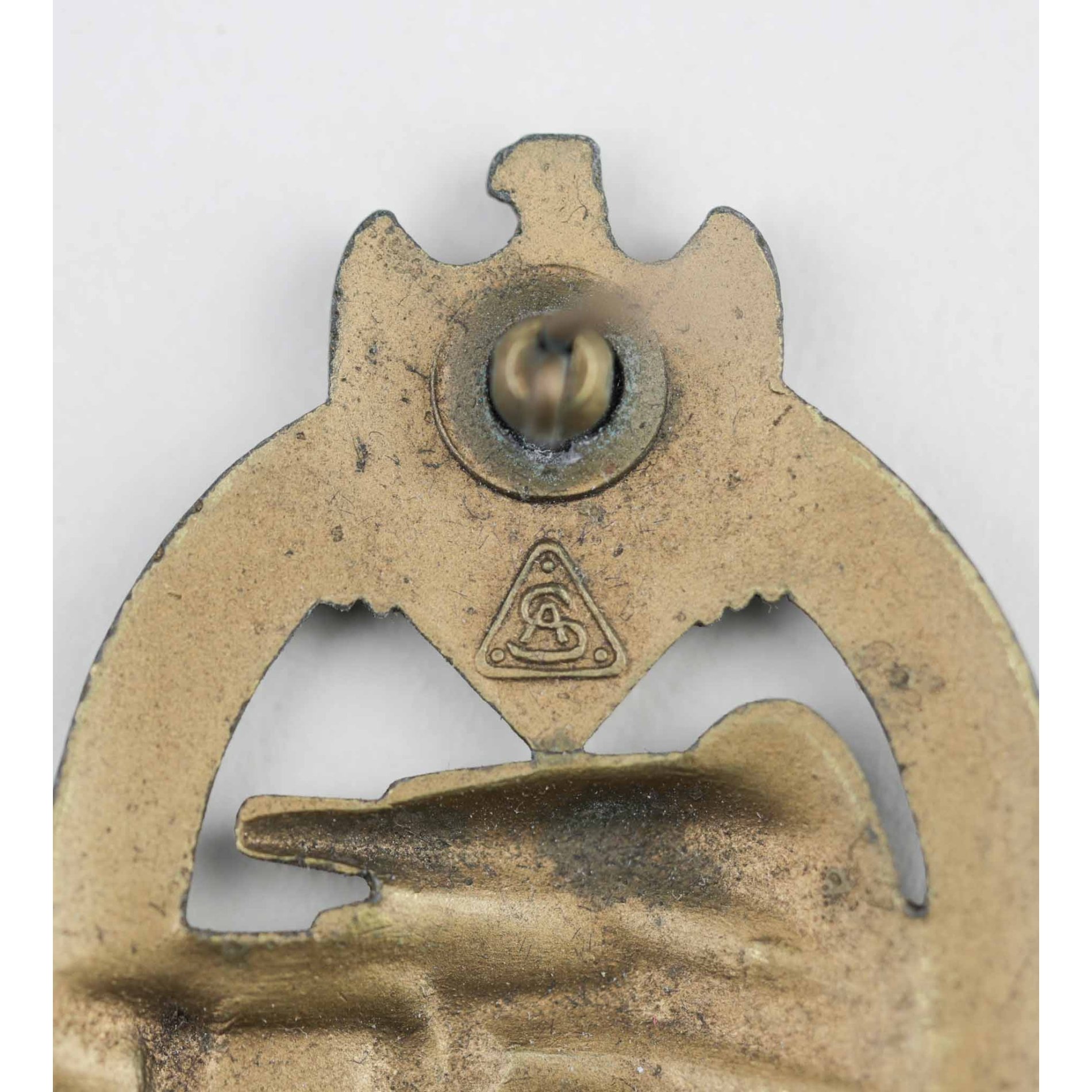 Panzerkampfabzeichen in Bronze Herst. 'AS' im Dreieck — image 6