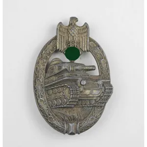 Panzerkampfabzeichen in Bronze Herst. 'AS' im Dreieck