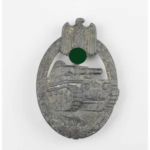 Panzerkampfabzeichen in Bronze Karl Wurster