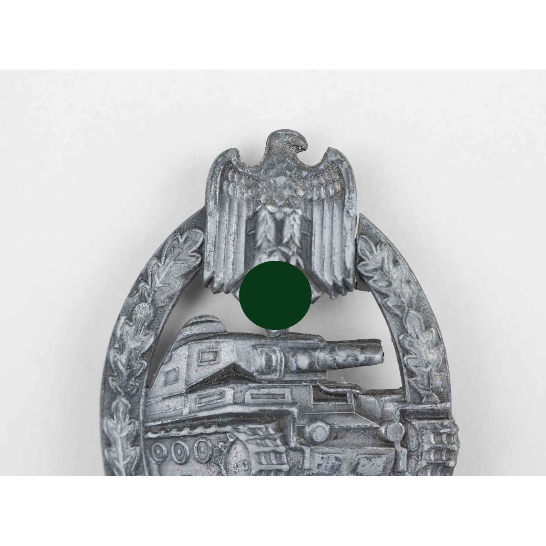 Panzerkampfabzeichen in Silber hohl 'Cut out' — image 2