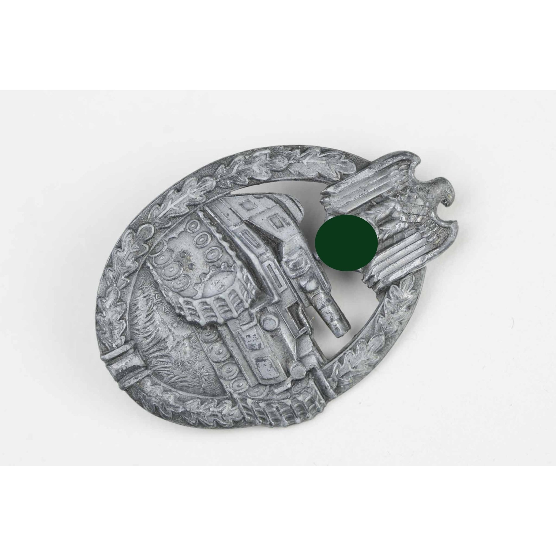 Panzerkampfabzeichen in Silber hohl 'Cut out' — image 3