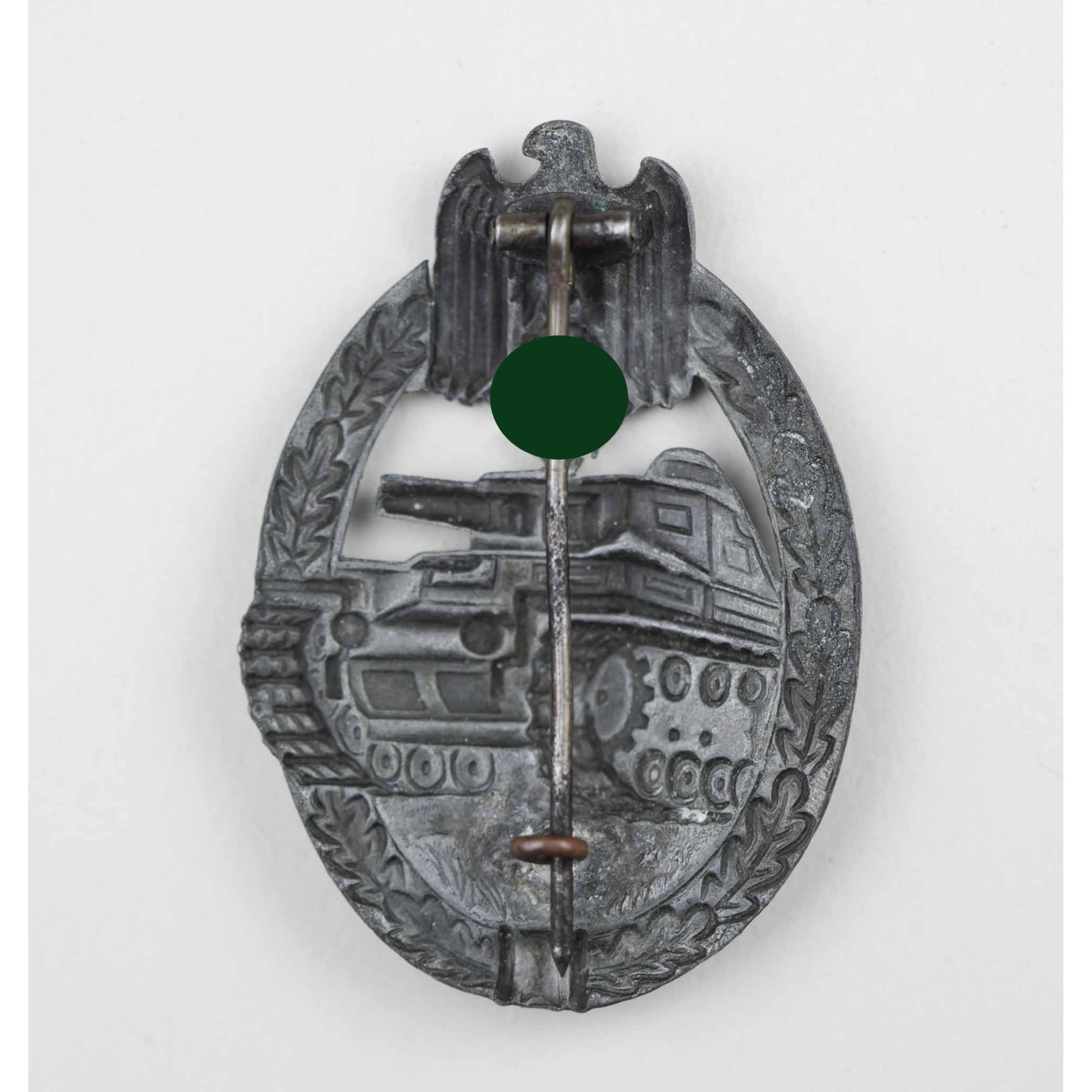 Panzerkampfabzeichen in Silber hohl 'Cut out' — image 4