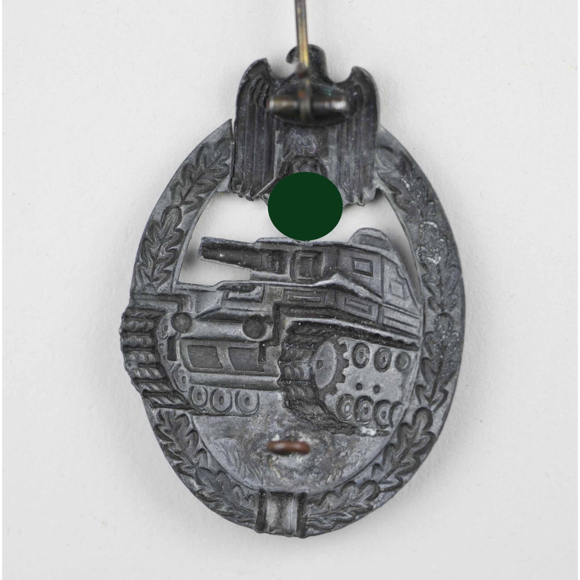Panzerkampfabzeichen in Silber hohl 'Cut out' — image 5