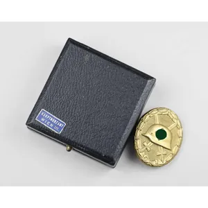 Verwundetenabzeichen In Gold Im Etui Herst. '30' Mit Etikett