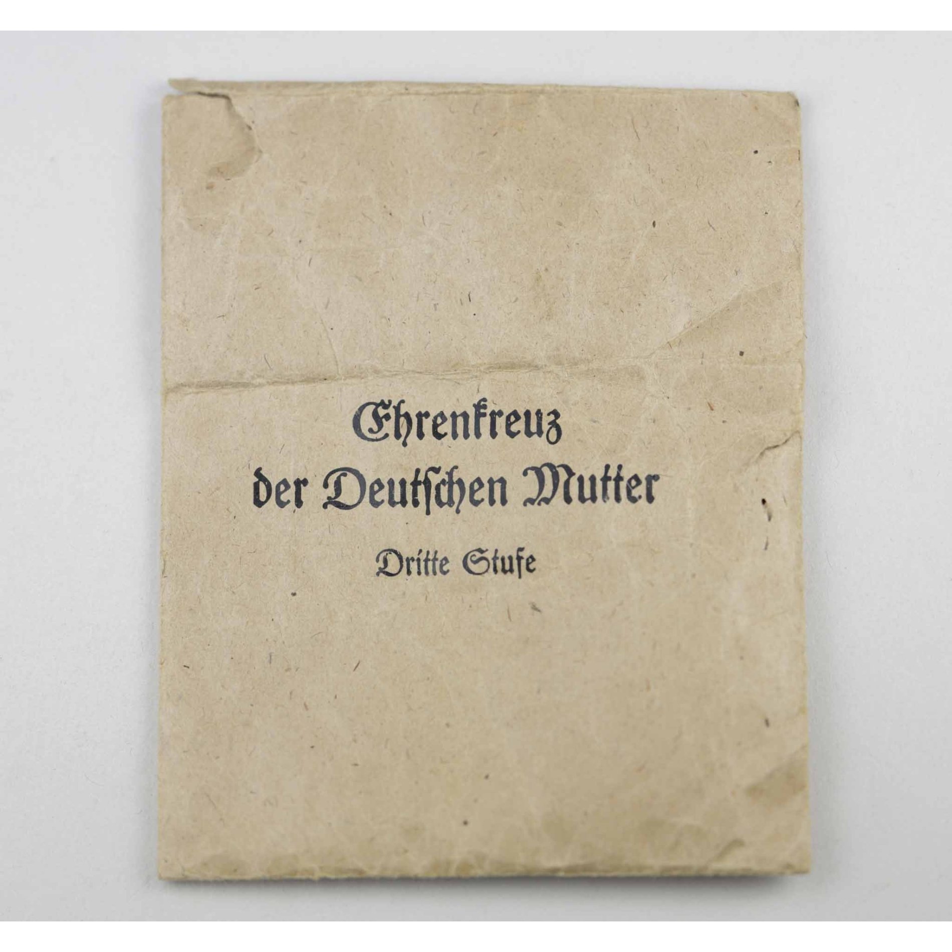 Ehrenkreuz der Deutschen Mutter Mutterkreuz in Bronze mit Verleihungstüte Sohni, Heubach & Co. — image 4