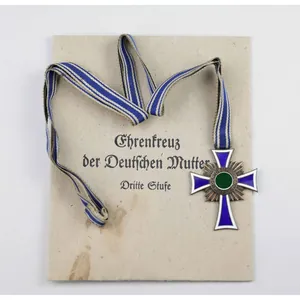 Ehrenkreuz der Deutschen Mutter Mutterkreuz in Bronze mit Verleihungstüte Sohni, …