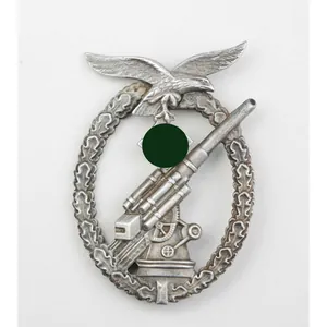 Luftwaffe Flakkampfabzeichen 'ball hinge' Buntmetall
