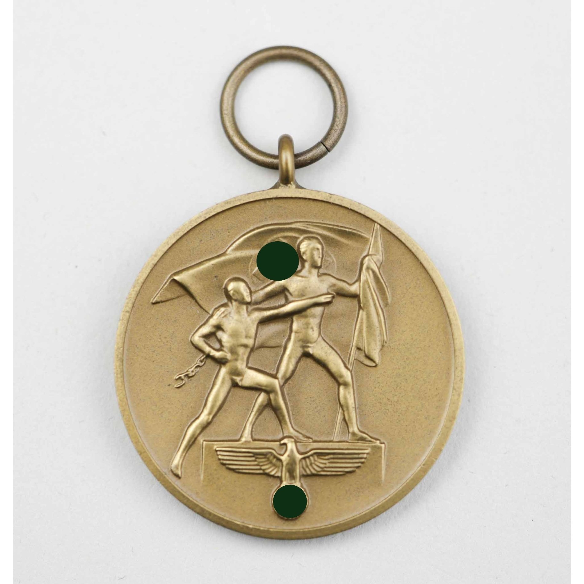 Medaille zur Erinnerung an den 1. Oktober 1938 (Sudetenland-Medaille) in Verleihungstüte, MINT — image 2