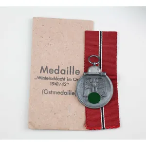 Winterschlacht im Osten Ostmedaille 1941/42 in Verleihungstüte Julius Maurer