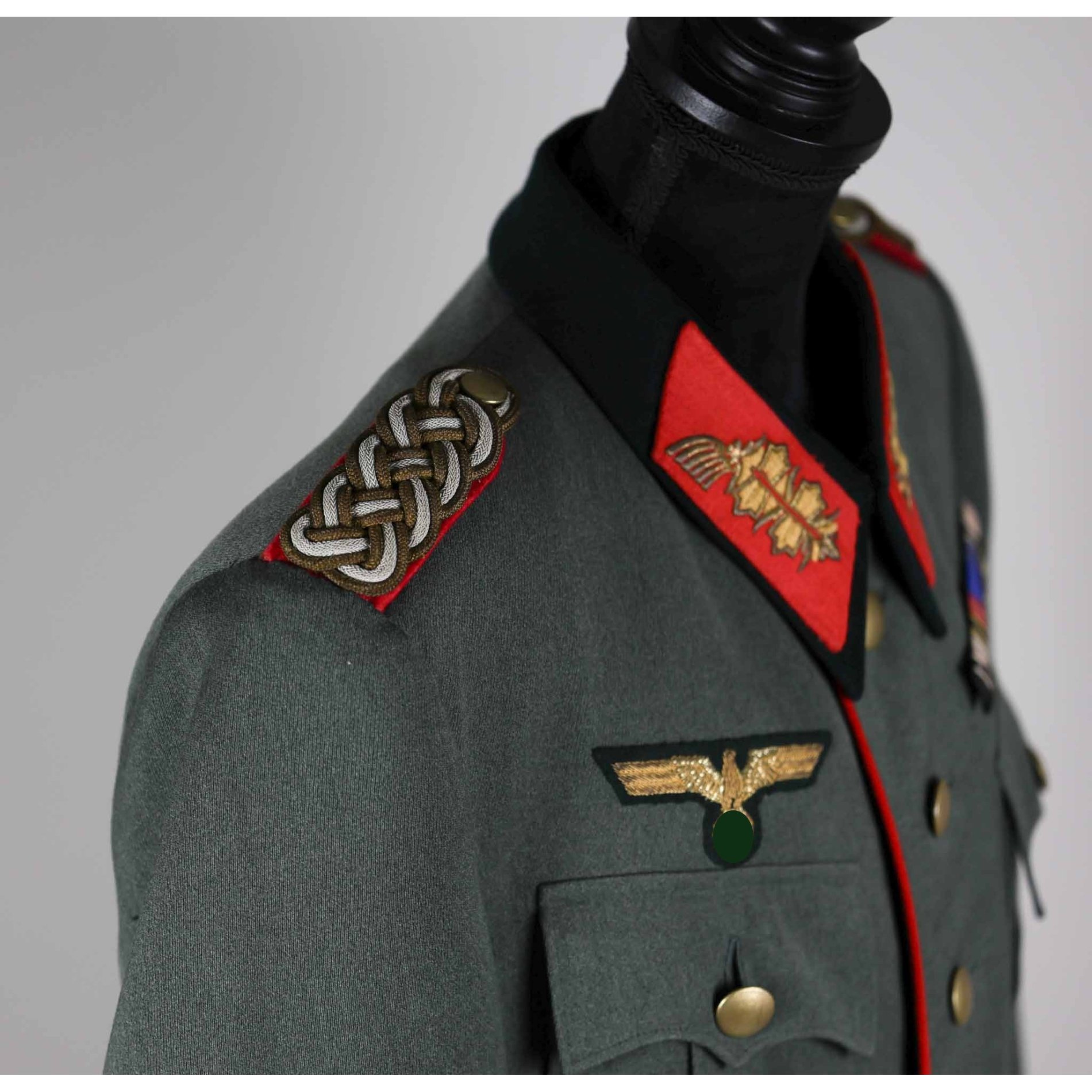 Wehrmacht Heer Feldbluse vom Generalmajor mit Feldspange Zustand 1- — image 11