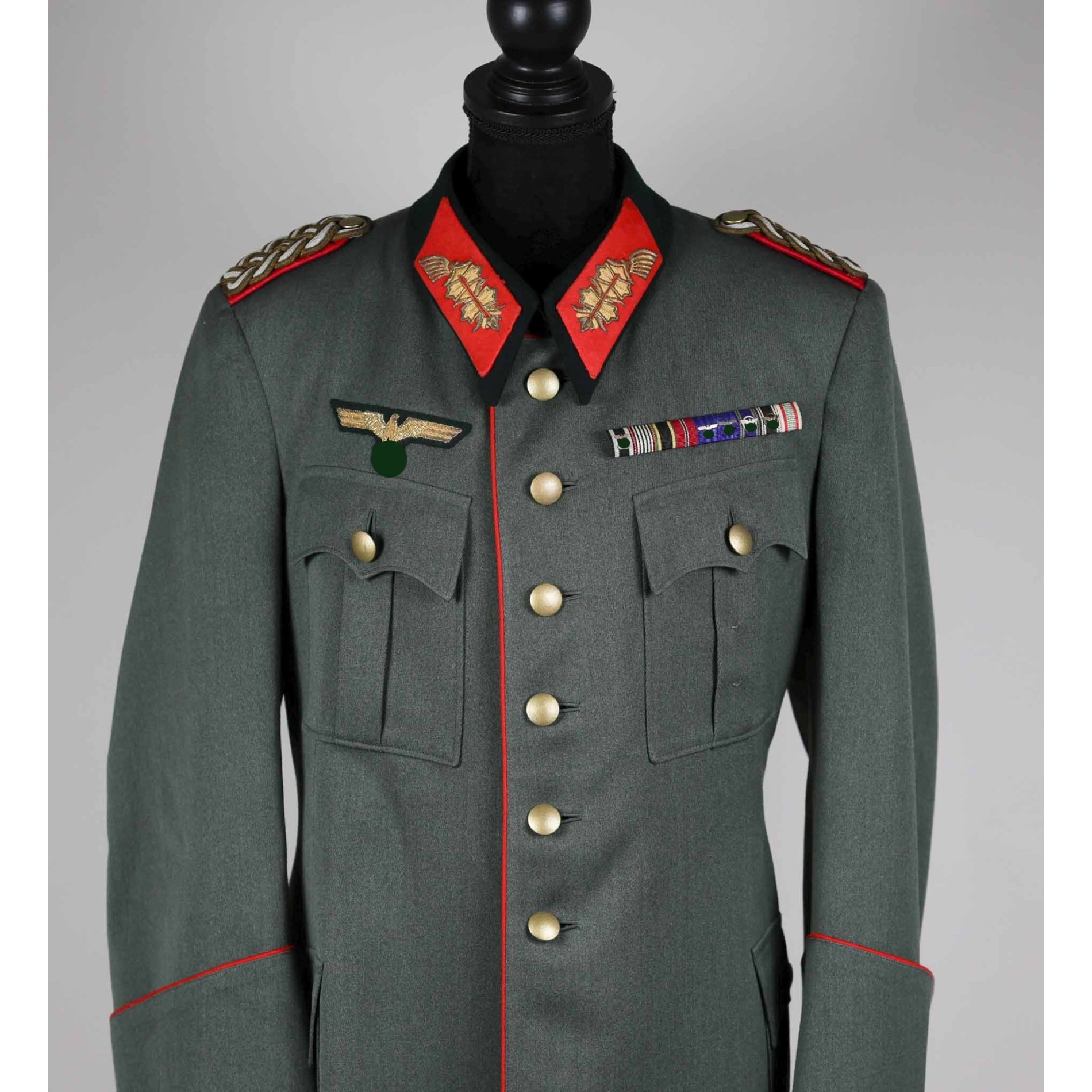 Wehrmacht Heer Feldbluse vom Generalmajor mit Feldspange Zustand 1- — image 4