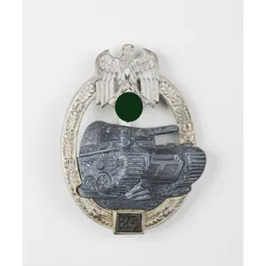 Panzerkampfabzeichen in Silber mit Einsatzzahl 25 (JFS) Ungetragen!