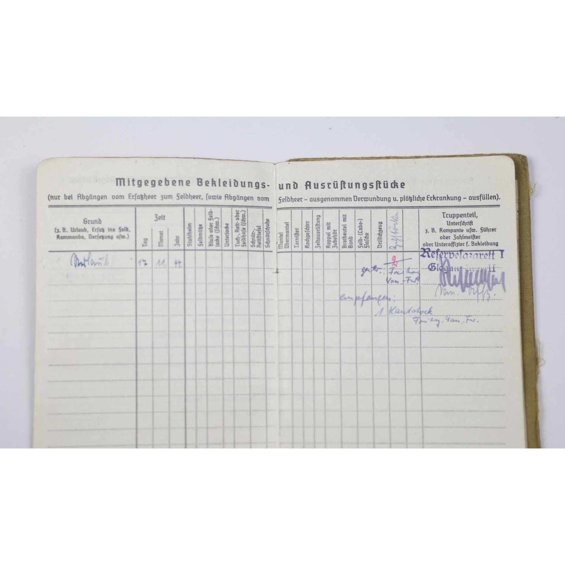 Panzer Soldbuch (DK-Träger) mit Eintrag Panzerkampfabzeichen III. Stufe (Einsatzzahl 25) Pz.Rgt. 27 (Ostfront) — image 10