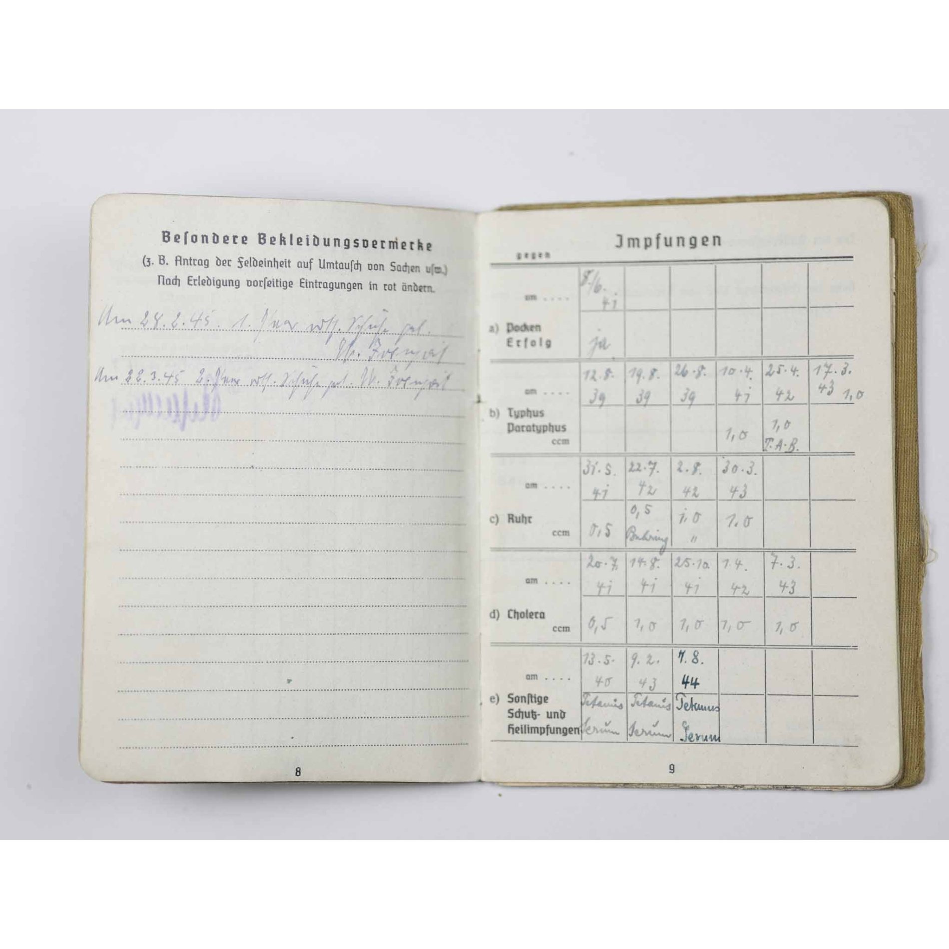 Panzer Soldbuch (DK-Träger) mit Eintrag Panzerkampfabzeichen III. Stufe (Einsatzzahl 25) Pz.Rgt. 27 (Ostfront) — image 12