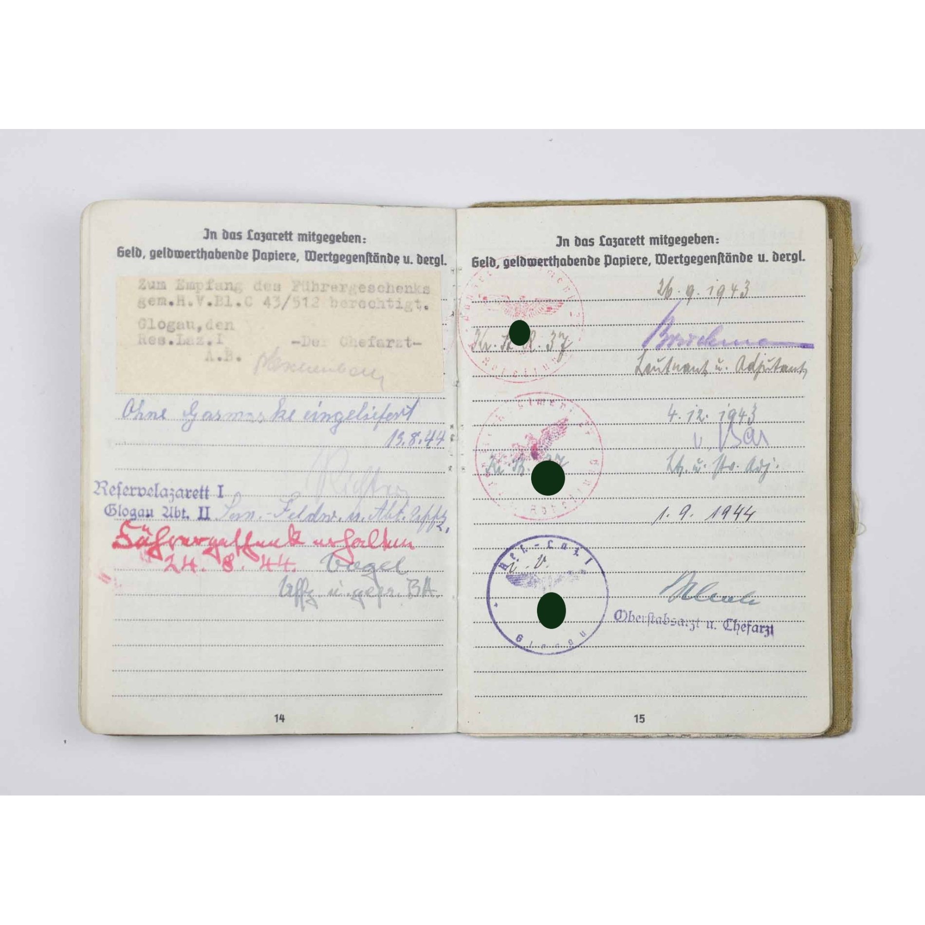 Panzer Soldbuch (DK-Träger) mit Eintrag Panzerkampfabzeichen III. Stufe (Einsatzzahl 25) Pz.Rgt. 27 (Ostfront) — image 14