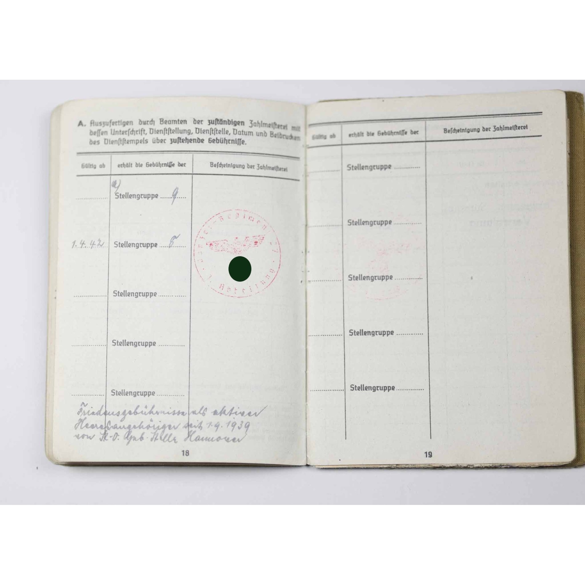 Panzer Soldbuch (DK-Träger) mit Eintrag Panzerkampfabzeichen III. Stufe (Einsatzzahl 25) Pz.Rgt. 27 (Ostfront) — image 15